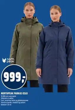 Coop Obs NORTHPEAK PARKAS OSLO tilbud
