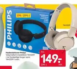 Rusta Hodetelefoner Philips tilbud