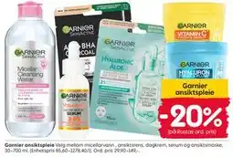 Rusta Garnier ansiktspleie tilbud