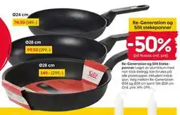 Rusta Re-Generation og Silit stekepanner tilbud