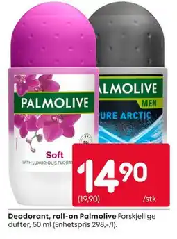 Rusta Deodorant, roll-on Palmolive tilbud