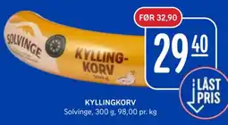 Rema 1000 Solvinge Kyllingkorv tilbud