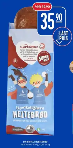 Rema 1000 Hjerteligaens Heltebrød tilbud