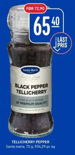 Rema 1000 Santa maria Tellicherry pepper tilbud