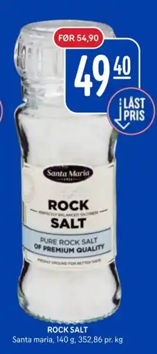 Rema 1000 Santa maria rock salt tilbud