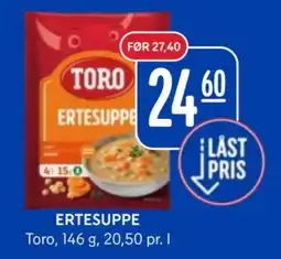 Rema 1000 Toro Ertesuppe tilbud