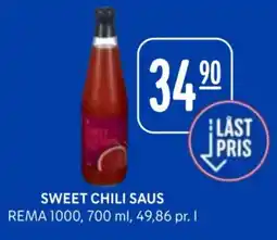 Rema 1000 Rema 1000 Sweet Chili Saus tilbud