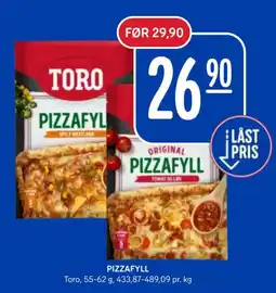 Rema 1000 Toro Pizzafyll tilbud
