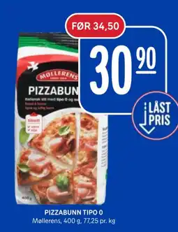 Rema 1000 Møllerens Pizzabunn Tipo 0 tilbud