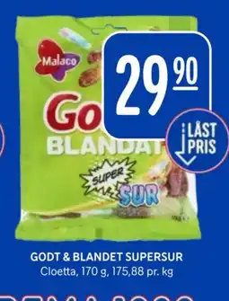 Rema 1000 Malaco Godt & Blandet Supersur tilbud