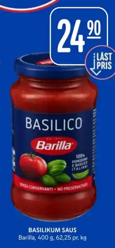 Rema 1000 Barilla Basilikum Saus tilbud