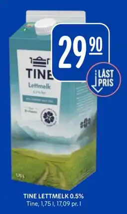 Rema 1000 Tine Lettmelk 0.5% tilbud