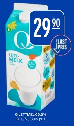 Rema 1000 Q Lettmelk 0.5% tilbud