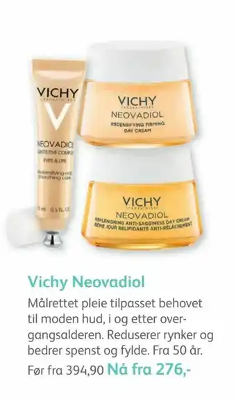 Vitusapotek Vichy Neovadiol tilbud