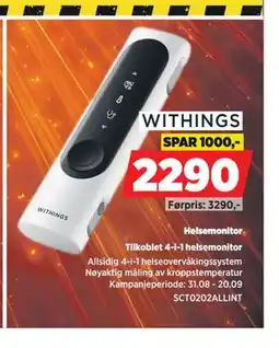 POWER Helsemonitor tilbud