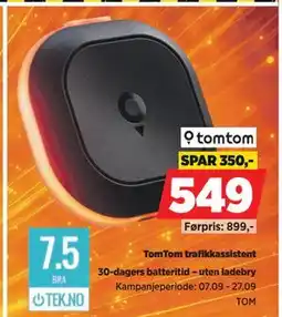 POWER TomTom trafikkassistent tilbud