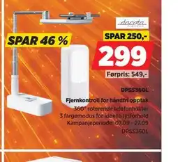 POWER Fjernkontroll for håndfri opptak tilbud