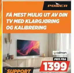 POWER TVKLAR: SDR kalibrering tilbud