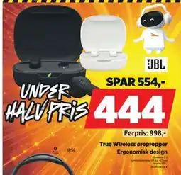 POWER JBL True Wireless ørepropper tilbud