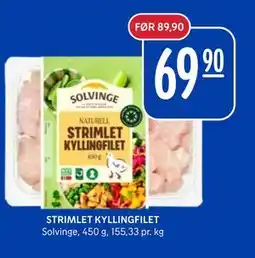 Rema 1000 STRIMLET KYLLINGFILET tilbud