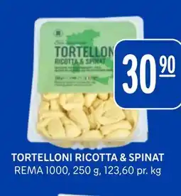 Rema 1000 TORTELLONI RICOTTA & SPINAT tilbud