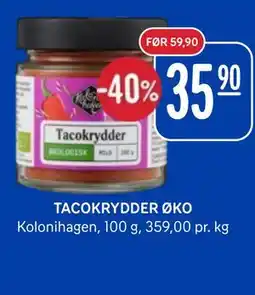 Rema 1000 TACOKRYDDER ØKO tilbud