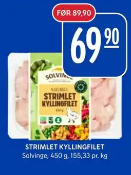 Rema 1000 STRIMLET KYLLINGFILET tilbud