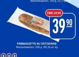 Rema 1000 FRØBAGUETTE M/ OST/SKINKE tilbud