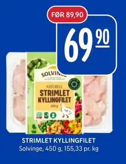 Rema 1000 STRIMLET KYLLINGFILET tilbud