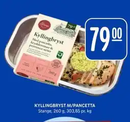 Rema 1000 KYLLINGBRYST M/PANCETTA tilbud