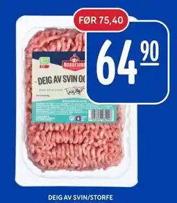 Rema 1000 DEIG AV SVIN/STORFE tilbud