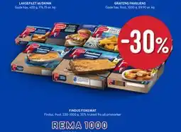 Rema 1000 FINDUS FISKEMAT tilbud