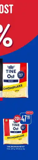 Rema 1000 TINE ØKONOMI REVET tilbud