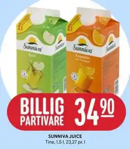 Rema 1000 SUNNIVA JUICE tilbud