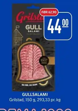Rema 1000 GULLSALAMI tilbud
