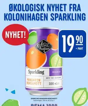 Rema 1000 SPARKLING MANDARIN BERGAMOTT tilbud