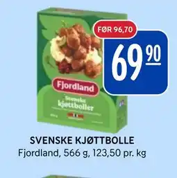 Rema 1000 SVENSKE KJØTTBOLLE tilbud