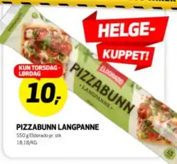 Bunnpris PIZZABUNN LANGPANNE tilbud