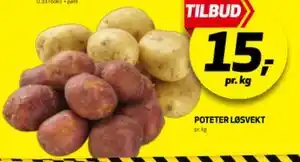 POTETER LØSVEKT