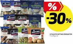 Bunnpris UTVALGTE HATTING-PRODUKTER tilbud