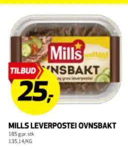 Bunnpris MILLS LEVERPOSTEI OVNSBAKT tilbud