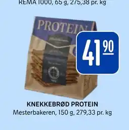 Rema 1000 KNEKKEBRØD PROTEIN tilbud