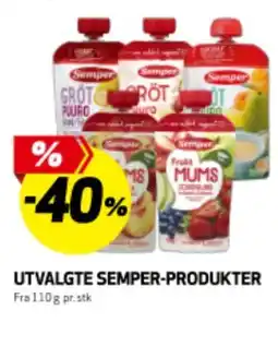 Bunnpris UTVALGTE SEMPER-PRODUKTER tilbud