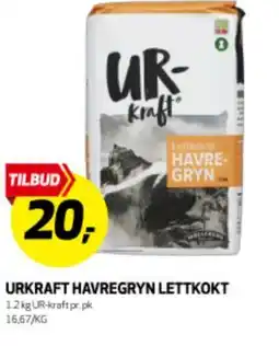 Bunnpris URKRAFT HAVREGRYN LETTKOKT tilbud