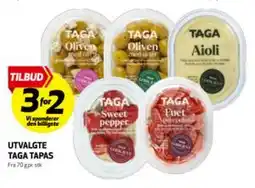 Bunnpris UTVALGTE TAGA TAPAS tilbud