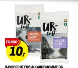 Bunnpris HAVREGRØT FRØ & KARDEMOMME OG SKOGSBÆR tilbud