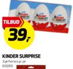 Bunnpris KINDER SURPRISE tilbud