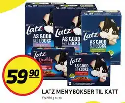 Bunnpris LATZ MENYBOKSER TIL KATT tilbud