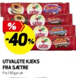 Bunnpris UTVALGTE KJEKS FRA SÆTRE tilbud