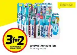 Bunnpris JORDAN TANNBØRSTER tilbud